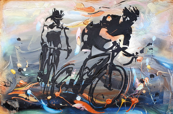 The best view comes after the hardest climb 80 cm x 120 cm