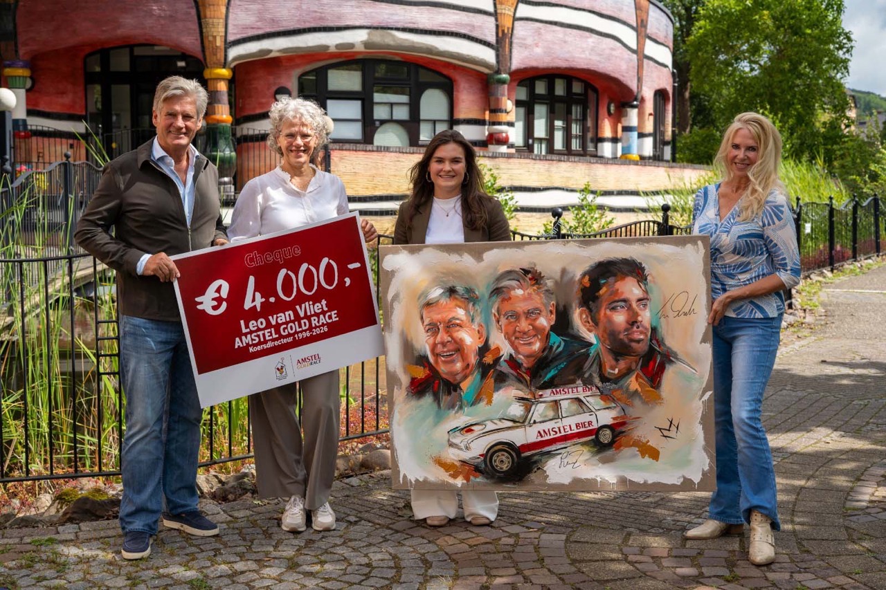 Amstel Gold Race - overdracht cheque