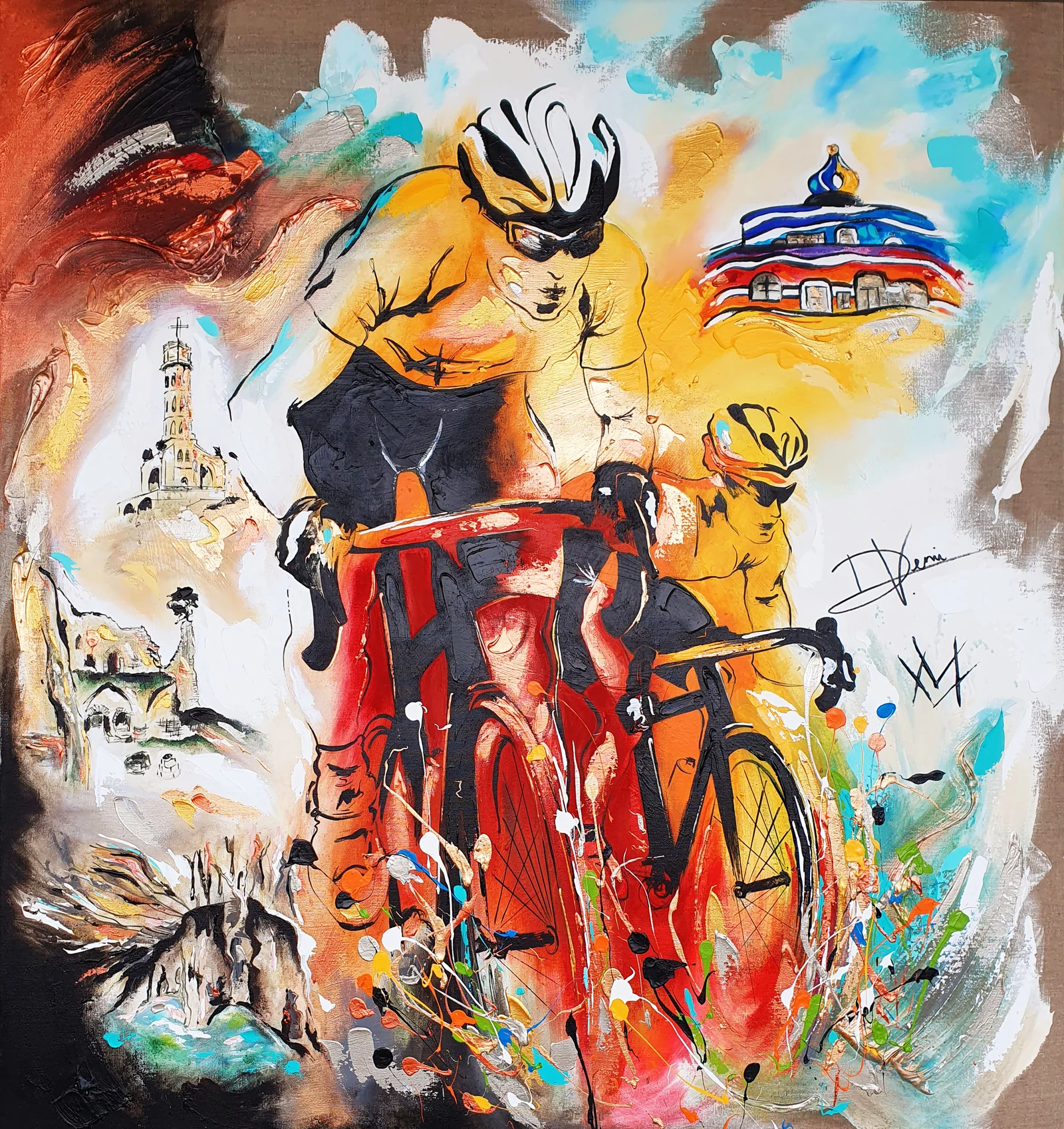 Amstel Gold Race – Live Paint eindresultaat