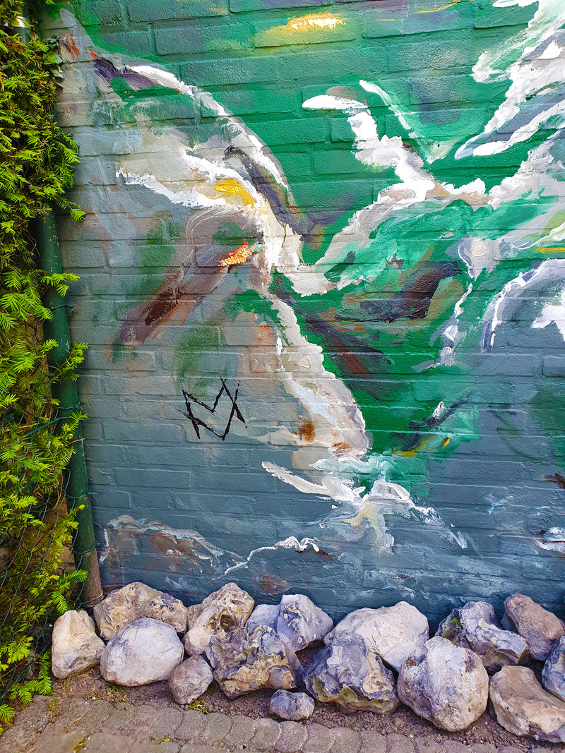 Mural Canadian waterfall